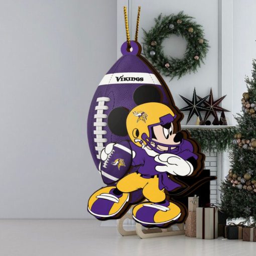 NFL Minnesota Vikings Mickey Mouse Christmas Ornament