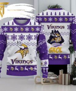 NFL Minnesota Vikings Ugly Christmas Holiday Sweater
