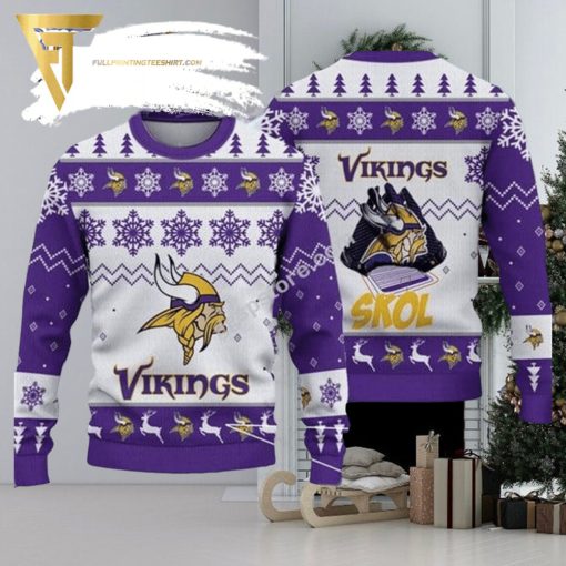NFL Minnesota Vikings Ugly Christmas Holiday Sweater