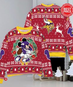 NFL Minnesota Vikings x Mickey Mouse Christ Ugly Sweater