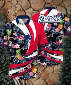 NFL New England Patriots Hawaii Shirt Flower Classic Hawaiian Prints