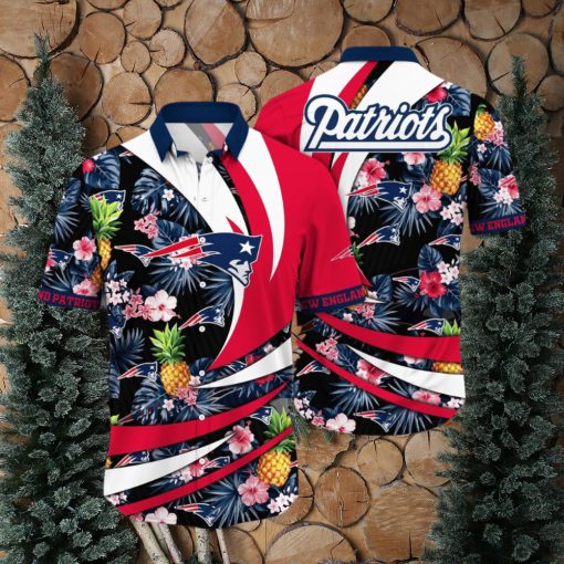 NFL New England Patriots Hawaii Shirt Flower Classic Hawaiian Prints