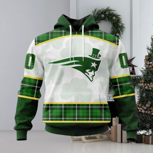 NFL New England Patriots Special Design For St. Patrick Day Hoodie