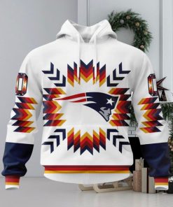 NFL New England Patriots Special Design With Native Pattern Hoodie