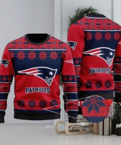 NFL New England Patriots Ugly Christmas 3D Sweater Men