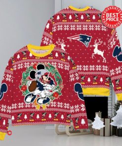 NFL New England Patriots x Mickey Mouse Christ Ugly Sweater