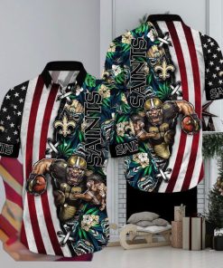 NFL New Orleans Saints Hawaii Shirt Mascot Aloha Summer Shirt
