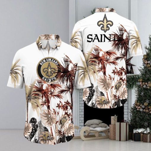NFL New Orleans Saints Hawaii Shirt Palm Tree Aloha Shirt For Fans