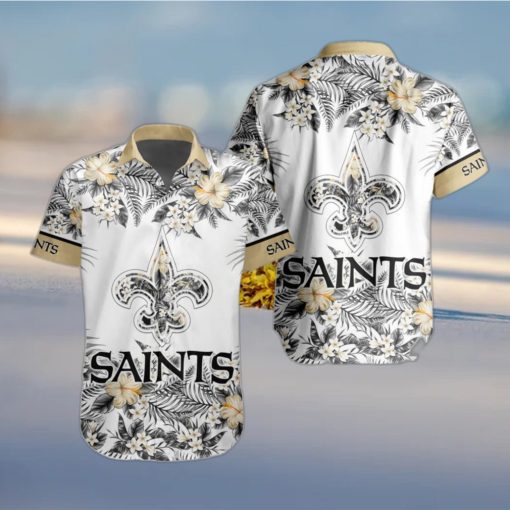 NFL New Orleans Saints Hawaiian Shirt Special Floral Tropical Team Spirit