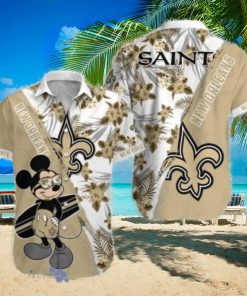 NFL New Orleans Saints Tropical Aloha Hawaiian Shirts Gift For Men And Women