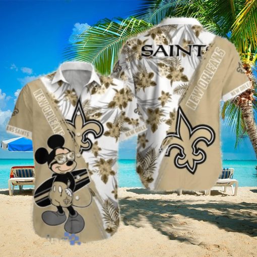 NFL New Orleans Saints Tropical Aloha Hawaiian Shirts Gift For Men And Women