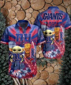 NFL New York Giants Baby Yoda Hawaiian Shirt