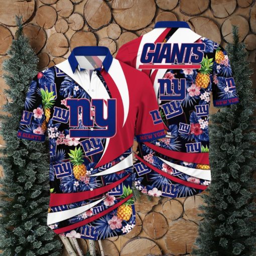 NFL New York Giants Hawaii Shirt Flower Classic Hawaiian Prints