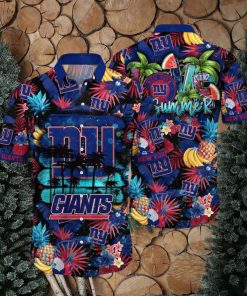 NFL New York Giants Hawaii Shirt Flower Relaxed Island Wear