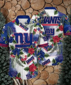 NFL New York Giants Hawaii Shirt Flower Trendy Floral Tops
