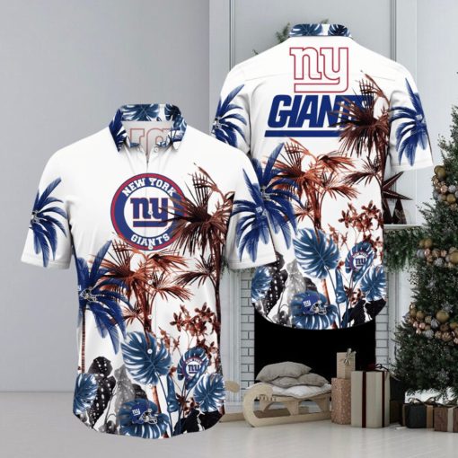 NFL New York Giants Hawaii Shirt Palm Tree Aloha Shirt For Fans