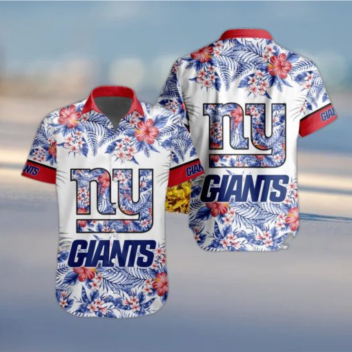 NFL New York Giants Hawaiian Shirt Special Floral Tropical Team Spirit