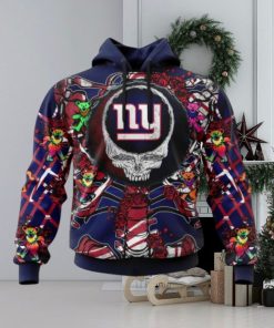 NFL New York Giants Mix Grateful Dead, Personalized Name & Number Specialized Concepts Kits 3D Hoodie