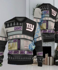 NFL New York Giants Slogan Design Ugly Christmas Sweater