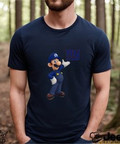 NFL New York Giants T Shirt Print Mario Nfl Tshirt Mario For Fans