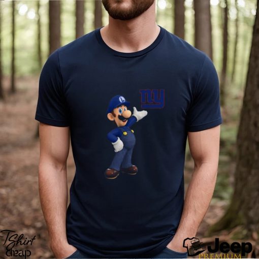 NFL New York Giants T Shirt Print Mario Nfl Tshirt Mario For Fans