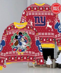 NFL New York Giants x Mickey Mouse Christ Ugly Sweater