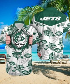 NFL New York Jets Grateful Dead Hawaiian Shirt Trendy Summer Gift