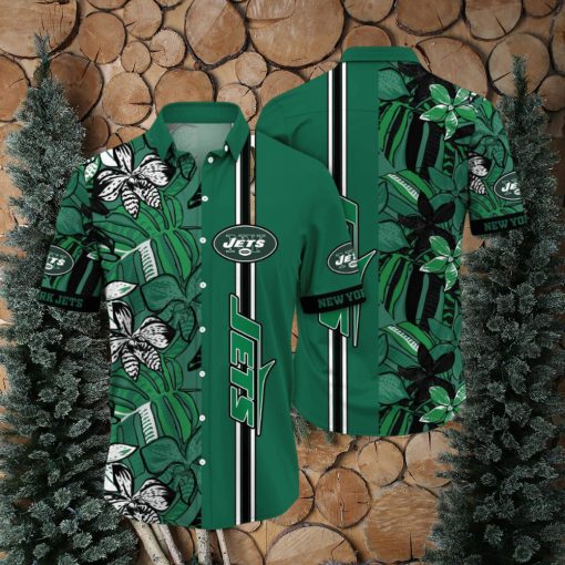 NFL New York Jets Hawaii Shirt Flower Chic Aloha Fashion
