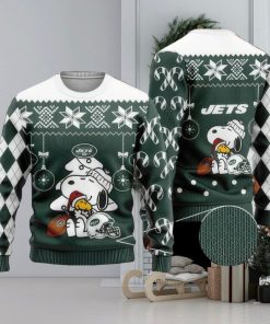 NFL New York Jets Knitted Christmas Sweater AOP Festivity