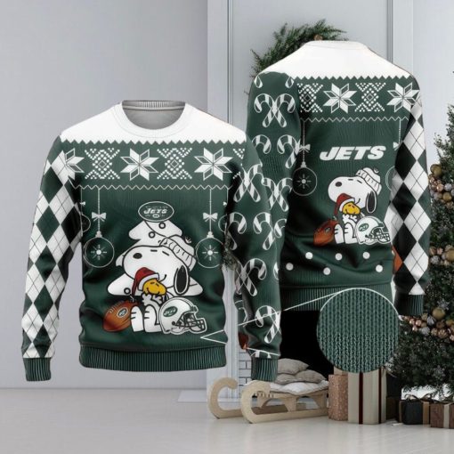 NFL New York Jets Knitted Christmas Sweater AOP Festivity