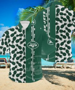 NFL New York Jets Pineapple Pattern Hawaiian Shirt Unisex