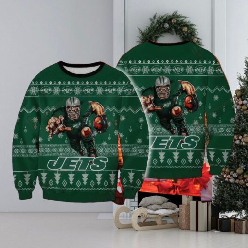 NFL New York Jets Ugly Christmas Sweater Wintertime