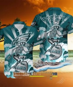 Nfl Philadelphia Eagles Grateful Dead Hawaiian Shirt