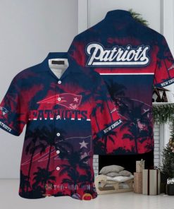 NFL Palm Tree Patriots Hawaiian Shirt