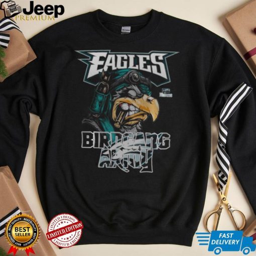 NFL Philadelphia Eagles Birdgang Army Fullprinted T Shirt