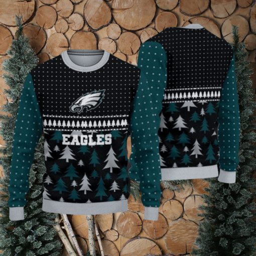 NFL Philadelphia Eagles Christmas Pattern Sport Christmas Ugly Sweater 3D