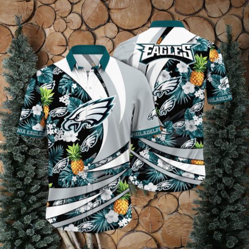 NFL Philadelphia Eagles Hawaii Shirt Flower Classic Hawaiian Prints