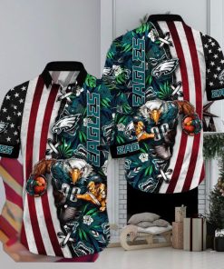 NFL Philadelphia Eagles Hawaii Shirt Mascot Aloha Summer Shirt