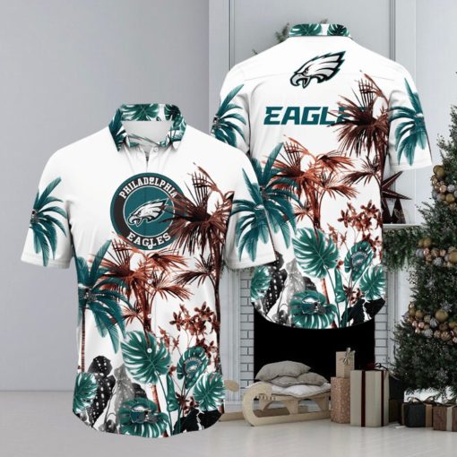 NFL Philadelphia Eagles Hawaii Shirt Palm Tree Aloha Shirt For Fans