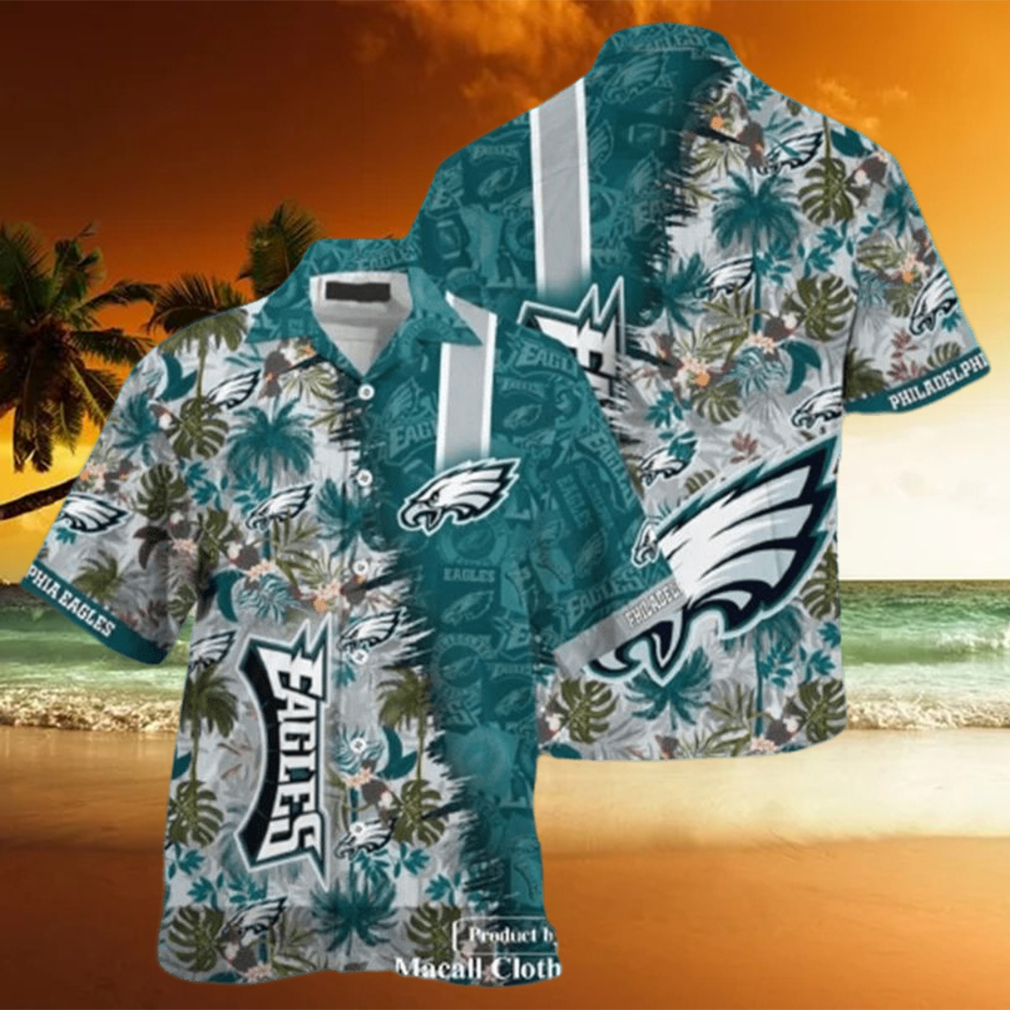 NFL Philadelphia Eagles Hawaiian Shirt Beach Gift For Dad Yl1iS801R -  Limotees