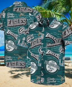 NFL Philadelphia Eagles Hawaiian Shirt Practical Beach Gift