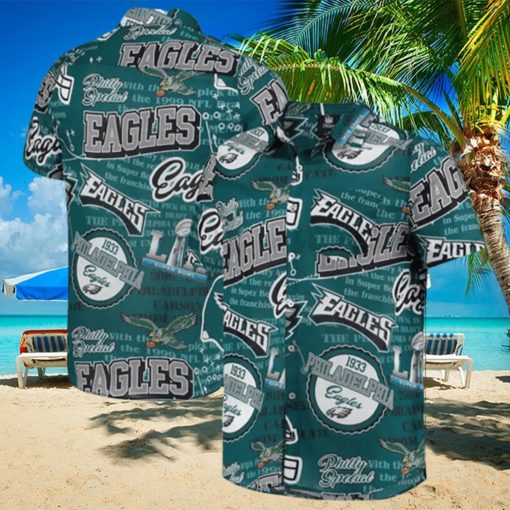 NFL Philadelphia Eagles Hawaiian Shirt Practical Beach Gift