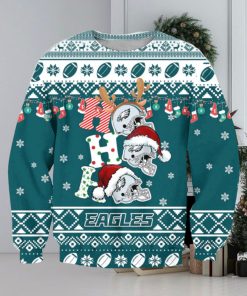 NFL Philadelphia Eagles Ho Ho Ho Ugly Christmas Sweater