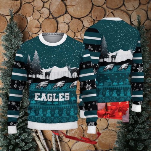 NFL Philadelphia Eagles Knitted Christmas Sweater AOP Friends