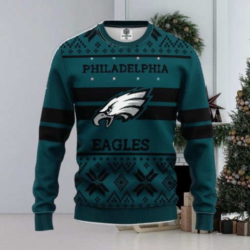 NFL Philadelphia Eagles Limited Edition All Over Print 3D Sweater Holiday Gift