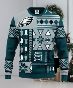 NFL Philadelphia Eagles New Season Wardrobe Knitted Christmas 3D Sweater