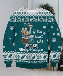NFL Philadelphia Eagles Santa Merrykissmyass Ugly Christmas Sweater