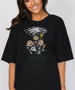 NFL Philadelphia Eagles The Peanuts Characters Fullprinted T Shirt