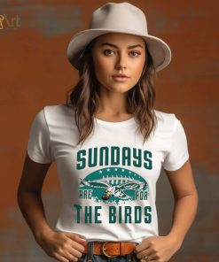 NFL Philadelphia Eagles football sundays are for the birds logo shirt