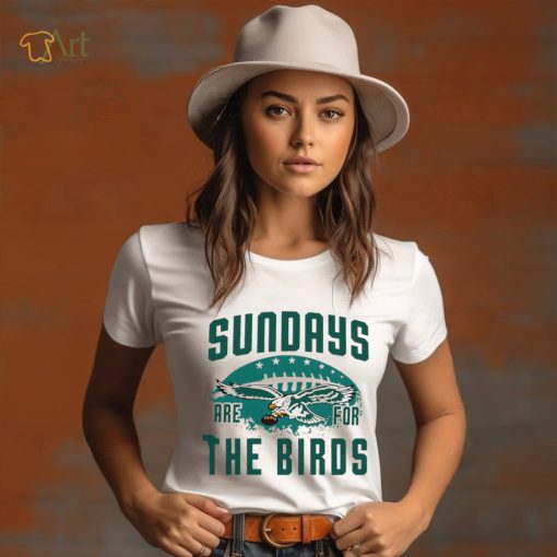 NFL Philadelphia Eagles football sundays are for the birds logo shirt